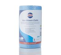 Nilco Rotolo di panno in tessuto non tessuto resistente, 100 fogli blu extra forti per uso multiuso