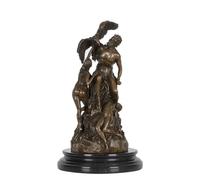 NILEEBUKER Statua in bronzo prometeo legata alla mitologia greca di Dio antico Scultura Decorazione per la casa