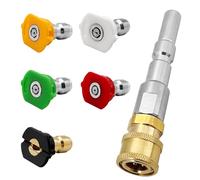 Nilfisk Alto KEW Neptune Wap - Raccordo rapido D12 per Nilfisk - con 5 ugelli per idropulitrici in acciaio inox, attacco rapido, adattatore a baionetta, accessorio per idropulitrice Nilfisk Alto KEW