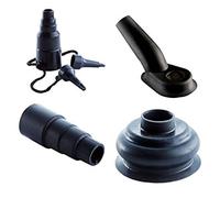 Nilfisk Kit Home Fai da Te - 4 Pezzi - Adattatore per Utensili + Trapano da Parete + Ugello Turbo + Ugello Soffiante - Accessori Aspiratore Solidi e Liquidi (107417191)