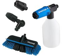 Nilfisk Kit di accessori per la pulizia dell'auto Click&Clean per idropulitrici - compatibile con Nilfisk Idropulitrici: ideali per la pulizia di auto e moto, pneumatici e cerchioni