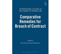 Nili Cohen Comparative Remedies for Breach of Contract (Copertina rigida)