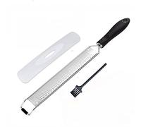 NILICAN 304 - Grattugia per pelapatate da cucina, in acciaio INOX 304 - Pialla per formaggio, pialla al limone, pialla per patate, grattugia, utensili da cucina, aglio, zenzero, frutta, verdura (nero)