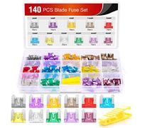Nilight 50014R, Confezione da 140 Mini Fusibili a Lama a Basso Profilo Assortiti, da 2 A, 3 A, 5 A, 7,5 A, 10 A, 15 A, 20 A, 25 A, 30 A, 35 A, 40 A, per Auto, Imbarcazioni, Camion, Suv, Veicoli