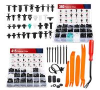 Nilight 820Pcs Auto Push Fermo Clip & Auto Fasteners Assortimento 36 Più Popolare Nylon Paraurti Parafango Rivetti e Fissaggio Rimozione per Ford GM Toyota Honda Chrysler BMW Benz Nissan Subaru Audi