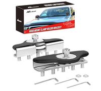 Nilight 90025B - Staffa di montaggio per barra luminosa a LED, 2 pezzi, universale, per luce da lavoro a LED, staffa di montaggio per SUV, camion, fuoristrada, non necessita di foratura, nero