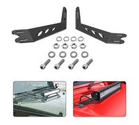 Nilight 90040B - 2 staffe di montaggio per barra luminosa a LED da 20" su Jeep Wrangler JK 2007-2016, 2 anni di garanzia