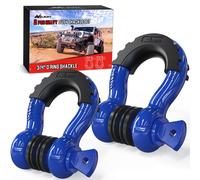 Nilight Confezione da 2 grilli con anello a D da 3/4"" con perno a vite da 7/8"" 41 887 libbre Resistenza alla rottura Recupero fuoristrada per car