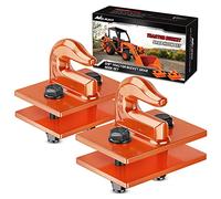 Nilight Gancio di traino per secchio del trattore, 2 pezzi, 3/8", resistente, in acciaio forgiato, con bullone sul gancio di traino in ghisa zincata, max 6.803,9 kg, arancione, 2 anni di garanzia