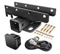 Nilight JK-61A Kit di gancio da traino per paraurti posteriore da 5 cm, compatibile con Jeep Wrangler JK 2007-2018 a 4 porte e 2 Unlimited, con 4 pin (esclusi i modelli JL)
