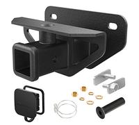 Nilight Kit di traino e copertura per gancio di traino posteriore da 5,1 cm, classe 3, adatto per Dodge Ram 1500 e 2003-2013 Ram 2500/3500, Combo rimorchio (copertura del gancio inclusa)