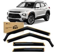 Nilight Protezioni antipioggia durevoli nel canale per Chevy Trailblazer 2021 2022 2023 2024 deflettori per finestre, visiere per finestrini di ventilazione-4 pezzi