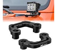 Nilight Staffa di montaggio per luce cofano staffe di montaggio per luci di lavoro anteriori a pilastro A ausiliarie Offroad LED Pod Light su Jeep Wrangler JL/JLU 2020-2023 Gladiator JT 2018-2023, 2