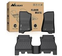 Nilight Tappetini in TPE per Jeep Wrangler JL Unlimited 4 porte (non per JK o 4XE) 2018 2019 2020 2021 2022 2023, rivestimenti per pavimenti resistenti su misura per tutte le condizioni atmosferiche