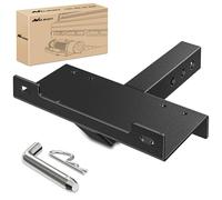 Nilight Universal Trailer Hitch Winch Mounting Plate 10 x 4 1/2 Winch Bracket Winch Mounting 2 Inch Receiver Hitch Heavy Duty Steel 15000Lbs Capacity for ATV UTV SUV Truck Pickup