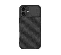 Nillkin CamShield Pro - Custodia magnetica progettata con fotocamera ammortizzante e lunetta rialzata per Apple iPhone 16 da 6,1", nero