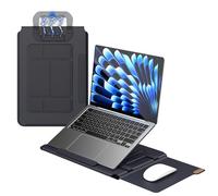 Nillkin Borsa per computer portatile da 15 a 16 pollici, con impugnatura magnetica, supporto regolabile e cinturino da polso, per MacBook Pro 16 pollici/Huawei/Xiaomi/HP