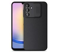 Nillkin CamShield Custodia per Samsung Galaxy A25 - Cover posteriore con cursore per fotocamera - Protezione fotocamera aggiuntiva - Nero