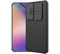 Nillkin CamShield Custodia per Samsung Galaxy A55 - Custodia posteriore con cursore per fotocamera - Protezione fotocamera aggiuntiva - Nero