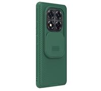 Nillkin CamShield Pro Series Cover Case Progettato Per Xiaomi Redmi Note 14 Pro Plus - Verde Scuro