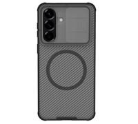 Nillkin CamShield Prop Magnetic - Custodia compatibile con Samsung Galaxy A57 - Compatibile con MagSafe e Qi2 - Custodia posteriore con pellicola protettiva / supporto - Nero