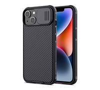 Nillkin Cover per iPhone 14 Plus Case, CamShield Pro Custodia [Protezione Fotocamera] Bumper Protettiva Ultra Sottile antiurto Custodia Anti Graffio Back Cover per iPhone 14 Plus (Nero)
