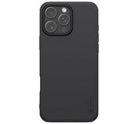 Nillkin Custodia per Apple iPhone 16 Pro Max (6,9 pollici), Super Frosted Shield Pro, funzione di aspirazione magnetica, solo retro rigido, bordo morbido (PC + TPU) Cover Lunetta rialzata senza logo