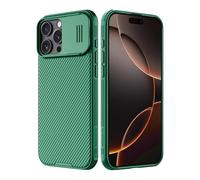 Nillkin Custodia per iPhone 16 Pro Max con Copertura Protettiva per Fotocamera, CamShield Pro Cover Protettiva Sottile ed Elegante, Compatibile con iPhone 16 Pro Max 5G 6.9'' - (Verde)