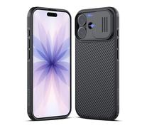 Nillkin Custodia Per iPhone 17 2025 con Fotocamera Copertura di Protezione CamShield Pro Cover Sottile Antiurto Compatibile iPhone 17 5G - Nero