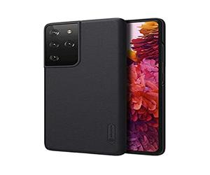 Nillkin - Custodia per Samsung Galaxy S21 Ultra - Super Frosted Shield - Retro - Nero