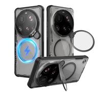 Nillkin Custodia per Xiaomi 15 Ultra, Lceblade Prop Magnetica Antiurto e Antigraffio Custodia con Coperchio Trasparente per Telefono Cellulare Compatibile con Xiaomi 15 Ultra 5G - Nero