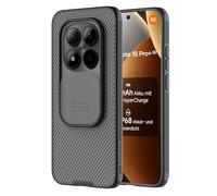 Nillkin Custodia per Xiaomi Redmi Note 15 Pro+ 5G - Protezione fotocamera con Slide Camera, Antiurto e Antigraffio, Compatibile con Xiaomi Poco M8 Pro 5G 6.83" 2026 - Transparente Nero