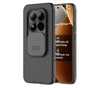 Nillkin Custodia per Xiaomi Redmi Note 15 Pro+ 5G - Protezione fotocamera con Slide Camera, Antiurto e Antigraffio, Compatibile con Xiaomi Poco M8 Pro 5G 6.83" 2026 - Nero