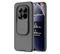 Nillkin Custodia per Xiaomi Redmi Note 15 Pro 5G - Protezione fotocamera con Slide Camera, Antiurto e Antigraffio, Compatibile con Xiaomi Redmi Note 15 Pro 5G 6.83" - Trasparente Nero
