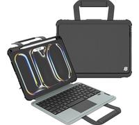 Nillkin Magic Keyboard Case per iPad Pro 11" 2024 con cinghia, custodia portatile con tastiera staccabile per iPad Pro 11" M4, portapenne, grande trackpad, 7 colori retroilluminati, custodia per