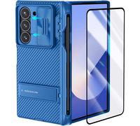 Nillkin per Galaxy Z Fold 6 Case con Soldulo S Pen Schermo integrato Protecter & Slide Lens Cover & Metal Kickstand e cerniera Coperchio telefonico s