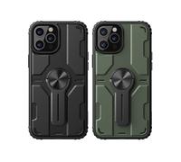 Nillkin per iPhone 12 Pro 12 Custodia Bumper con Supporto Rimovibile Custodia Protettiva Shockproof in PC + TPU