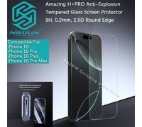Nillkin Per iPhone 16 Pro Max/16 Pro/16 H+Pro Vetro protettivo anti-esplosione Protezione schermo in vetro