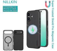 Nillkin Per iPhone 17/17 AIR TPU + PC Super Frosted Shield Custodia magnetica antiurto Magsafe custodia protettiva per telefono Shell