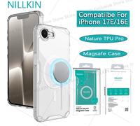 Nillkin per iPhone 17E/16E Nature TPU Pro Custodia protettiva magnetica trasparente con airbag Magsafe per 17E 16E