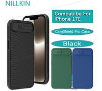 Nillkin per iPhone 17E - Custodia CamShield Pro con copriobiettivo scorrevole, anti-caduta, con airbag, protezione per telefono