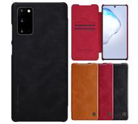 NILLKIN per Samsung Galaxy Note 20 Custodia Bumper Flip Antishock con Slot per Schede Copertura Completa in Pelle PU Custodia Protettiva