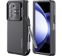 Nillkin per Samsung Galaxy Z Fold 5 Case con Sollo a penna Coperchio di cavalletto in metallo nascosto e diapositiva Coperchio fotocamera e protezion