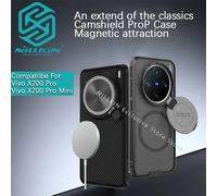 Nillkin Per Vivo X200 Pro Mini/X100 PRO/X100S Pro CamShield Prop Custodia magnetica Custodia per telefono antiurto Custodia con staffa per copertura a specchio