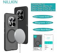 Nillkin per Xiaomi Poco M8 Pro/Redmi Note 15 Pro Plus/15 Pro+ Super Frosted Shield custodia magnetica antiurto Magsafe per telefono