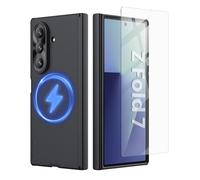 Nillkin Super Frosted Shield Custodia per Samsung Fold 7 Magnetica[con Protezione Schermo Anteriore], Tocco Tattile, Vestibilità Perfetta, Cover Protettiva Antishock per Samsung Galaxy Z Fold 7-Nero