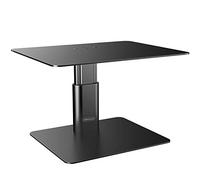Nillkin Supporto per monitor da scrivania, regolabile in altezza, supporto ergonomico in alluminio per PC, computer, TV, iMac, laptop, HP, Lenovo e tutti gli schermi, nero