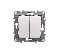 NILOE Connettore per scale 10 AX + pulsante 6A bianco 764509