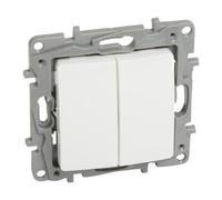 NILOE Connettore per scale doppio 10 AX bianco 764502