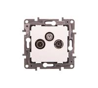 NILOE RTV SAT presa antenna passaggio 14 dB bianco 764564